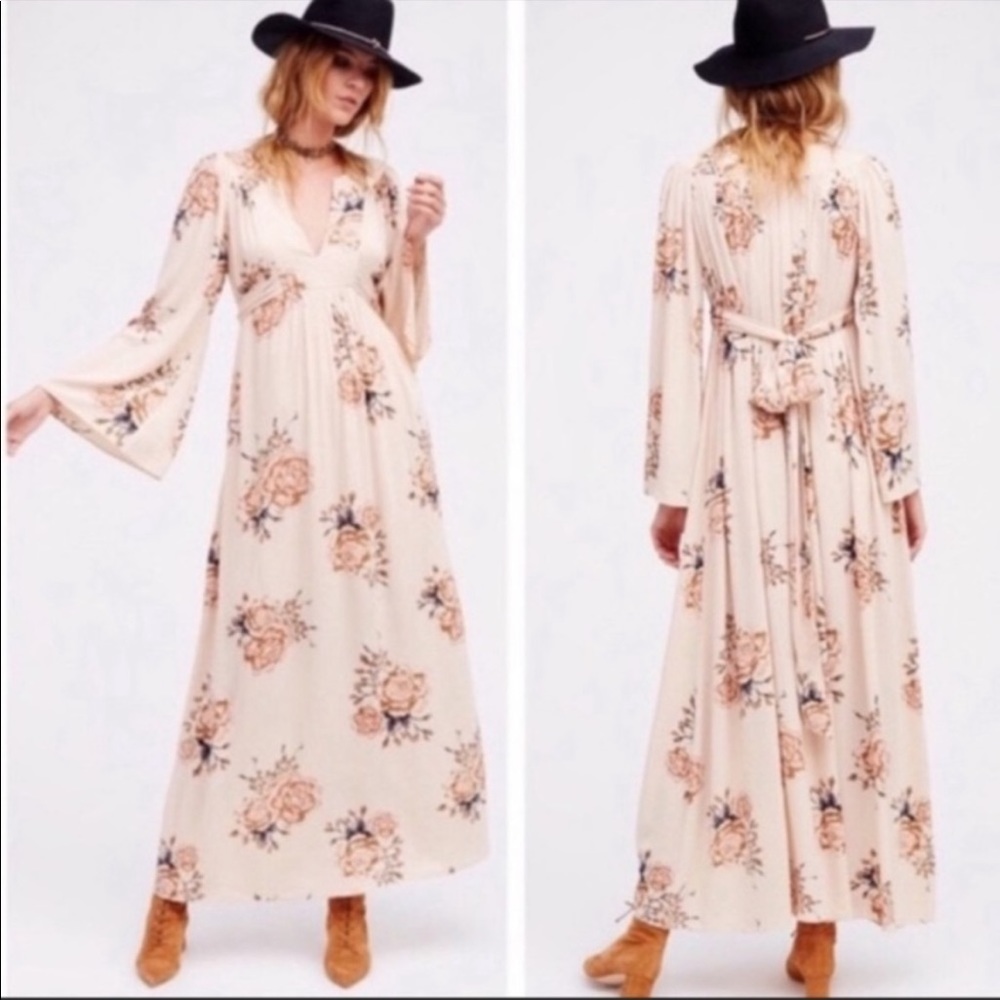 Free People Wild Laurel Boho Maxi Dress